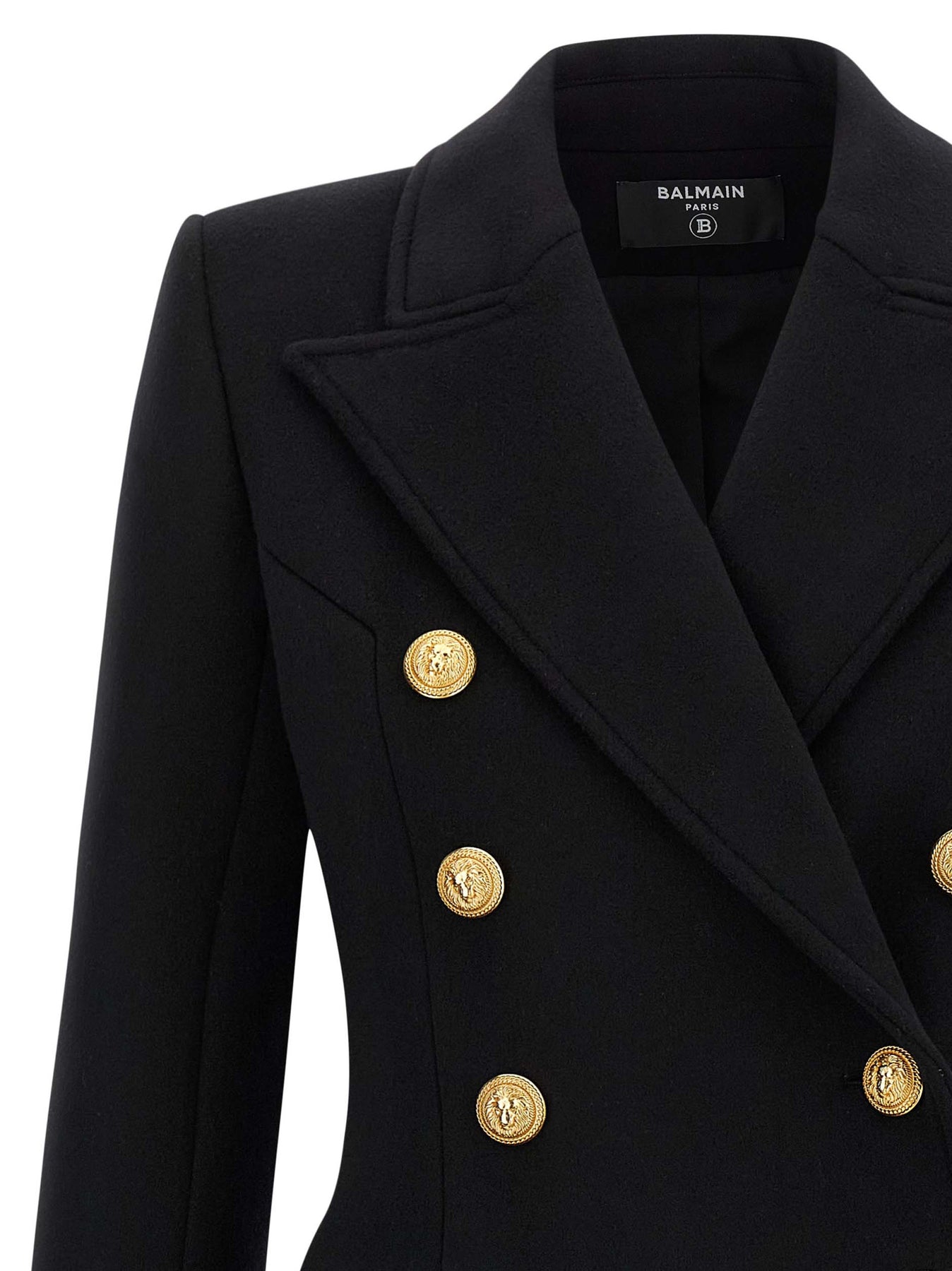 Balmain 10 Bottoni Coats and Trench Coats - Black | 08c1b7acf313fdb9267bf49842ca648c8b9c740f