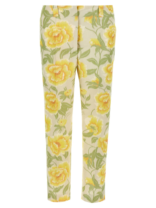 Kenzo Peonies Pants Multicolor