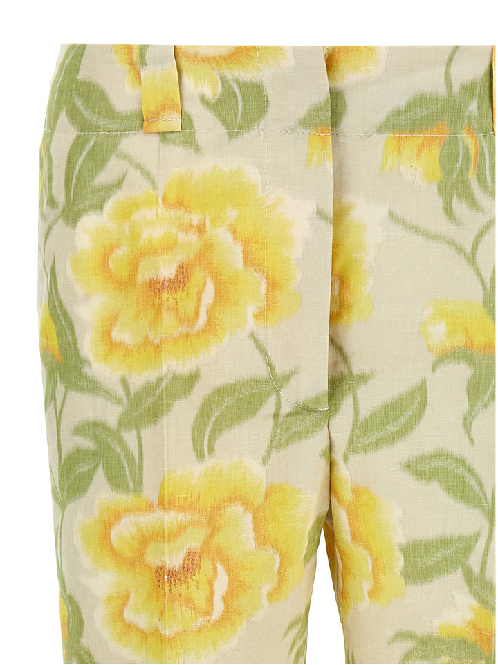 Kenzo Kenzo Peonies Pants - Multicolor | 33209dc39742636cd885644c277c21348821714b