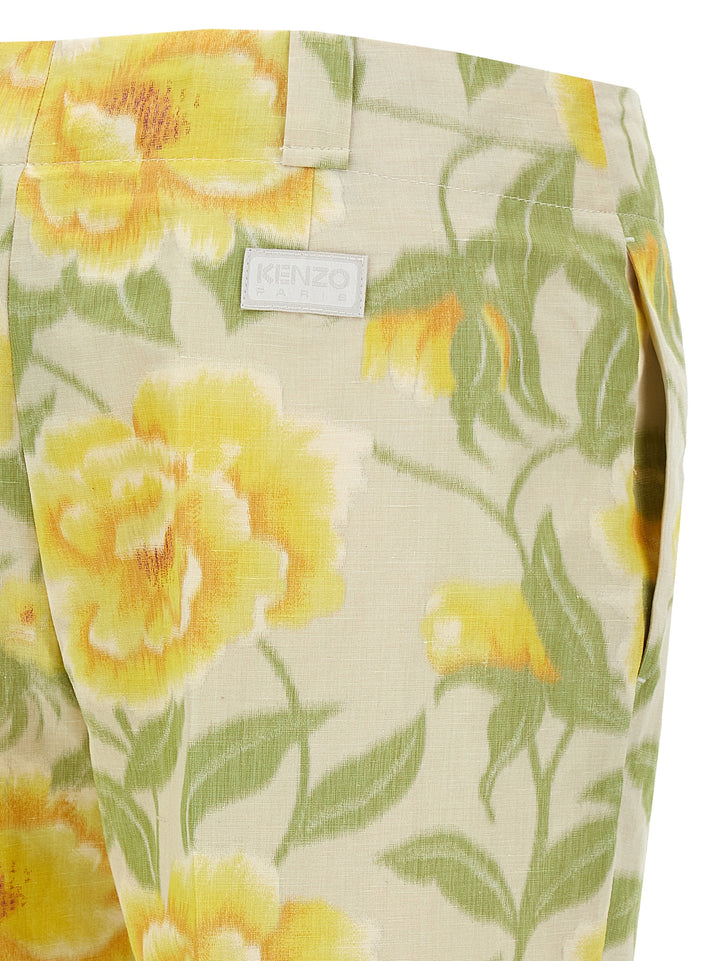 Kenzo Kenzo Peonies Pants - Multicolor | e503438ae9b9388e7f81563d760c2860862709f9