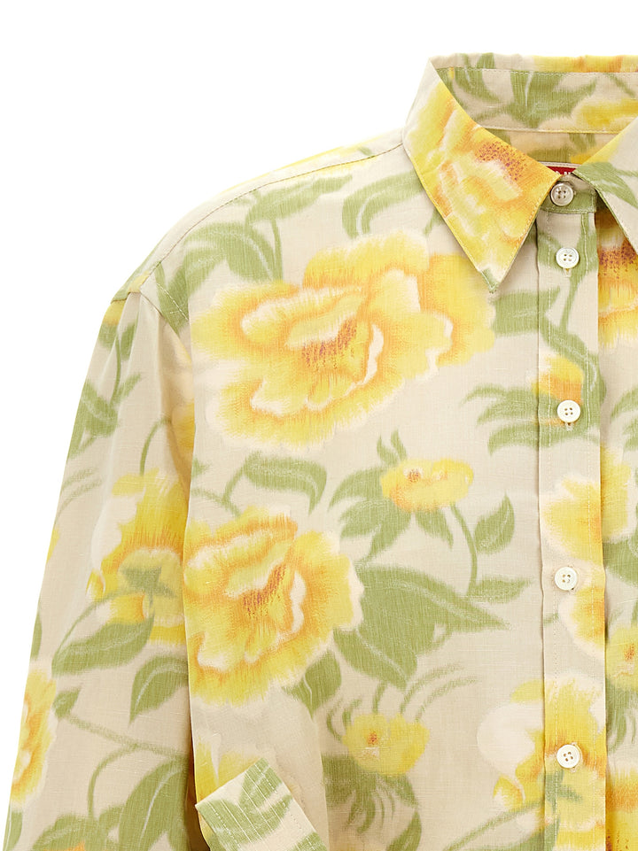 Kenzo Peonies Kimono Sleeve Dresses - Multicolor | 878e3fb39f5361100252e8125e9f4312912ee39b