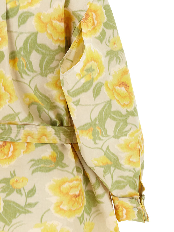 Kenzo Peonies Kimono Sleeve Dresses - Multicolor | 09ecbc0952fac9b48ee719c9099d8b718ff4b61e