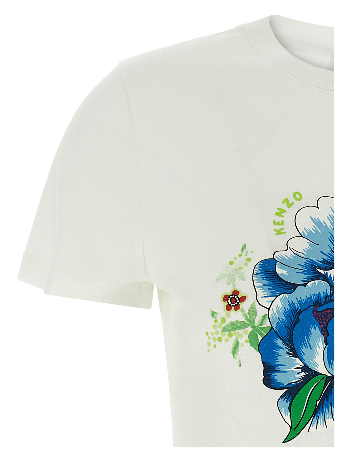 Kenzo Kenzo Peonies T-shirt - White | fbbadff915edc5fc6c73ecf358277e785bd46902