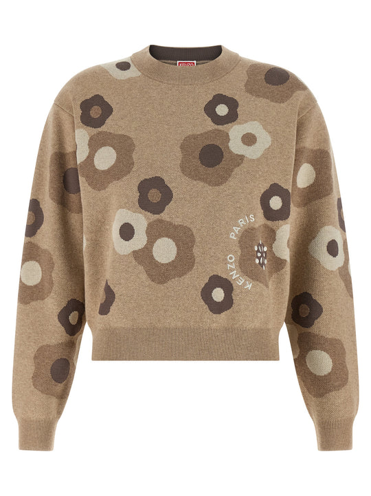 Hana Dots Sweaters And Cardigans Beige