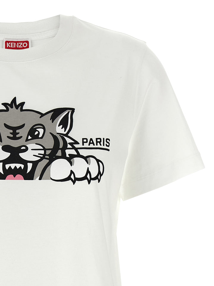 Kenzo Happy Tiger T-shirt - White | 20576f828488053a07c718c81cb20e3a67b12f4a