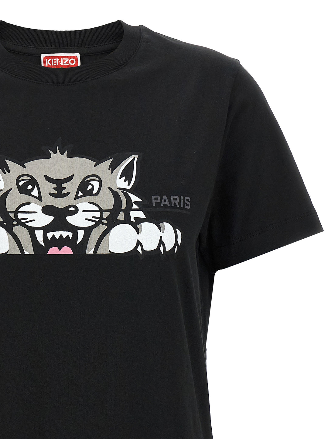 Kenzo Happy Tiger T-shirt - Black | 779b74822039dd4f7c9c015f2386e7884d788205