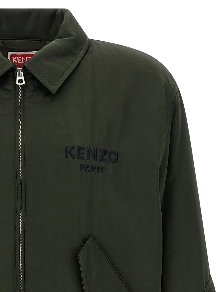 Kenzo Boke Flower Puffer Jackets - Green | 990633a0a674647f178595a48379c2081a2c44e9