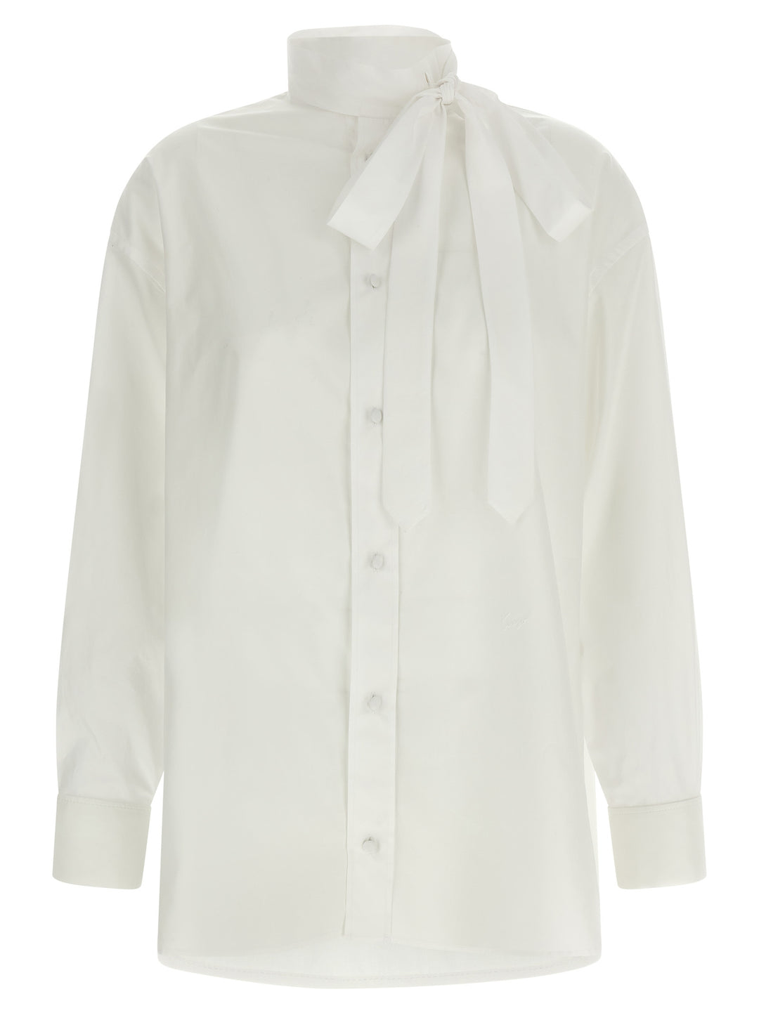 Kenzo Lavallière Collar Shirt Shirt and Blouse - White | 4b1c58d2eb6fcb2938b8841ee346b50128e77f45