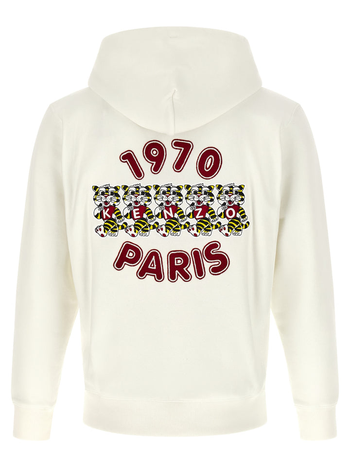 Kenzo Wild Tiger Embroidered Sweatshirt - White | 46603bd7ca77323df8ae26bf65754ac592d9c470