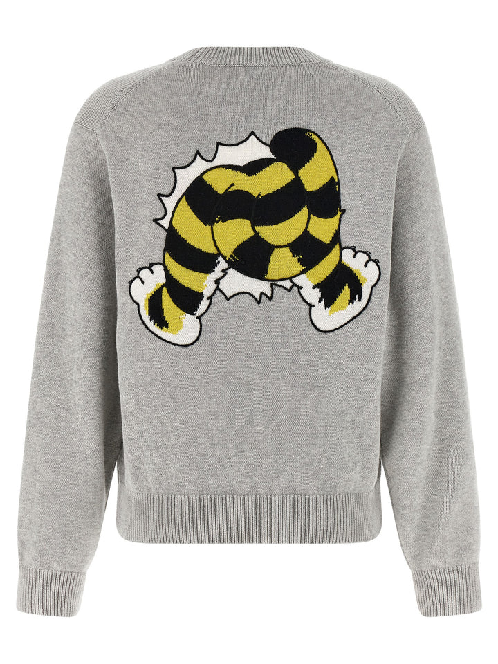Kenzo Kenzo Wild Tiger Sweaters and Cardigans - Gray | 99186bd4c15b0457bb98c002b7241f236b4ed455