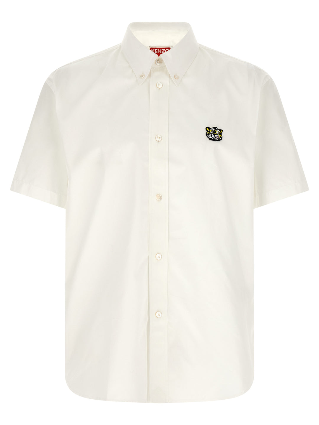 Kenzo Wild Tiger Crest Shirt and Blouse - White | 3e5d4c0339a2ffd59cd4799aeeb28a8a979a7135