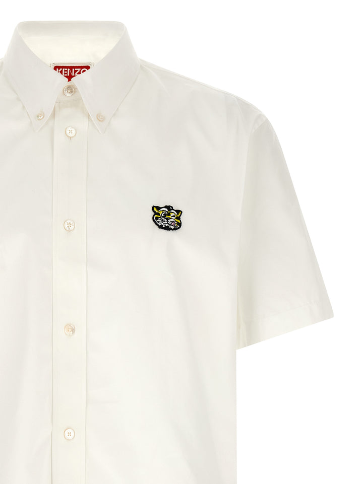 Kenzo Wild Tiger Crest Shirt and Blouse - White | 8ebb548e42c7bfa4e5d2f0dfc2015b5bf1e43052