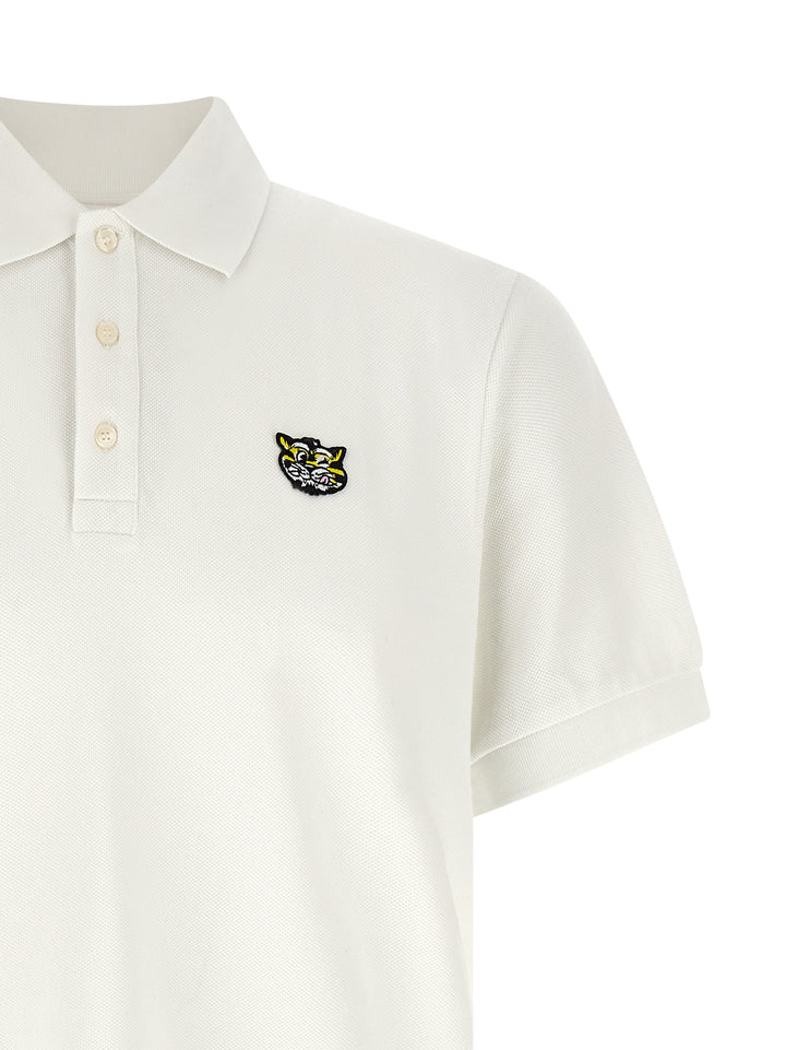 Kenzo Wild Tiger Gots Polo - White | 9b506ebcfdc0eceed7ca7a532e6b7a0366181b8e