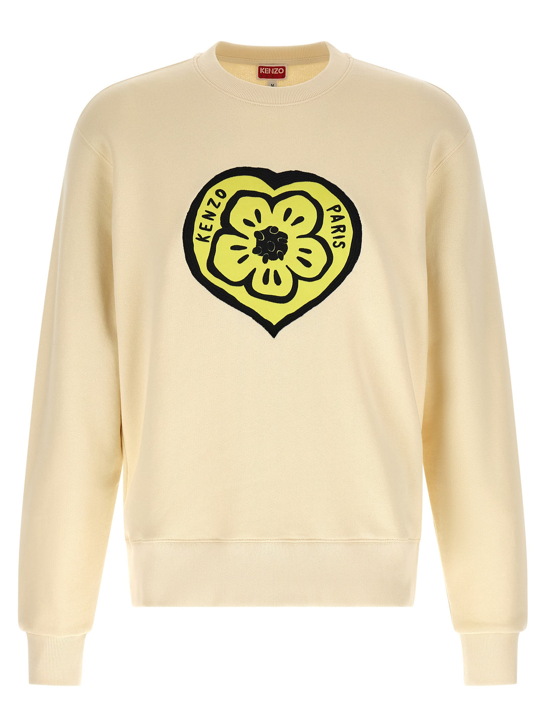 Kenzo Kenzo Boke Heart Classic Sweatshirt - Beige | 98893cb458cc2dd16faee6af3dd7240b4e3f6a18