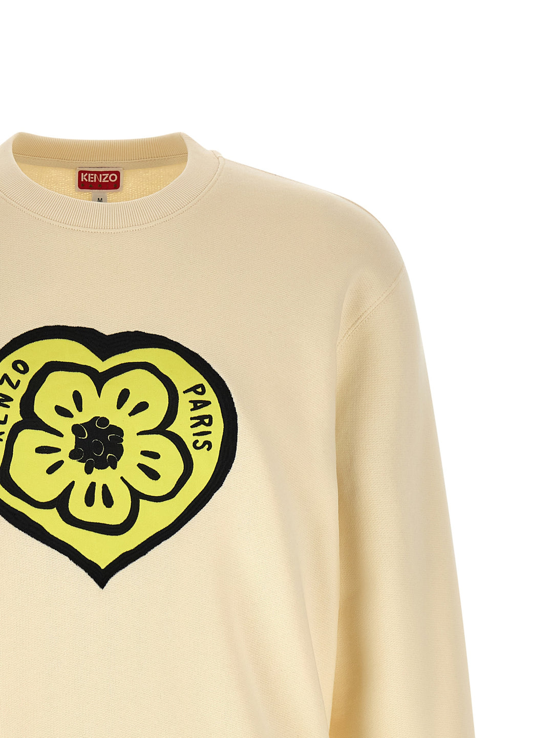 Kenzo Kenzo Boke Heart Classic Sweatshirt - Beige | df22fd5d1d1462311aa6982f9025936e2869e1a9