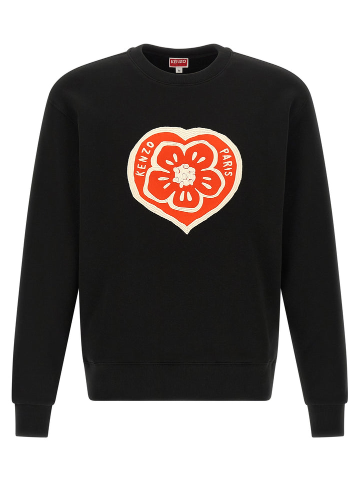 Kenzo Kenzo Boke Heart Classic Sweatshirt - Black | c6d355af6e56be9b8679d6fa06a131f9fa81ffa0