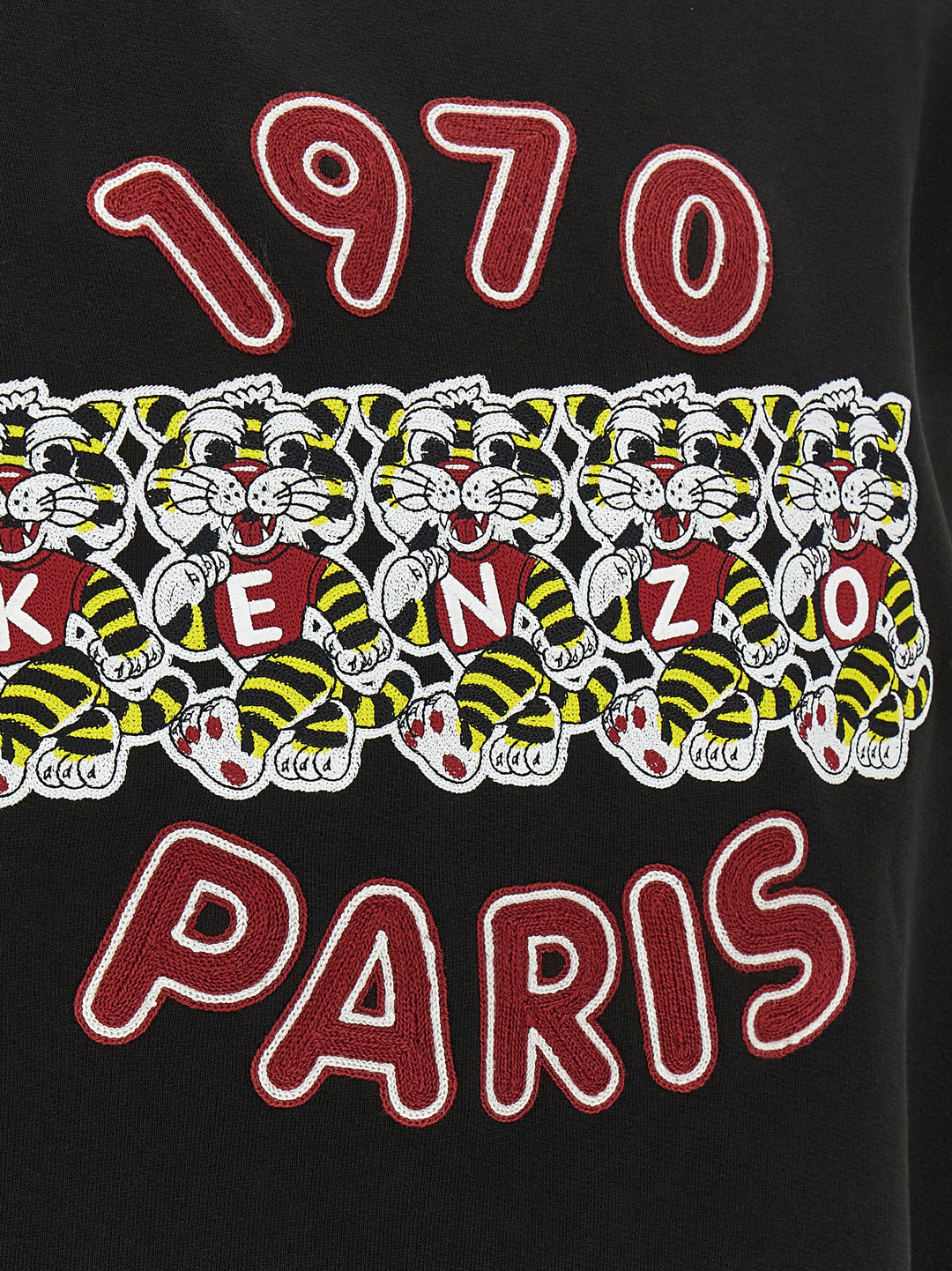 Kenzo Wild Tiger Embroidered Sweatshirt - Black | 1fcbb638b056d3f4a734ac9706eb4441993ec9cc