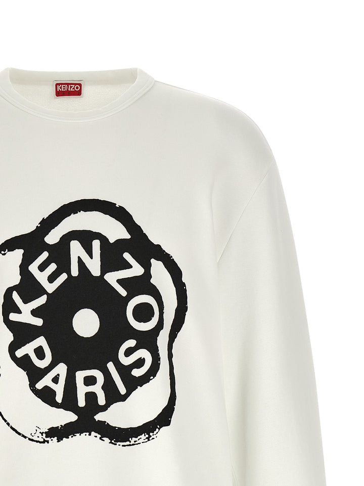 Kenzo Boke Flower 2.0 Sweatshirt - White/Black | 049a8734696680e7d97d3d02c4fc53fe2d85d162
