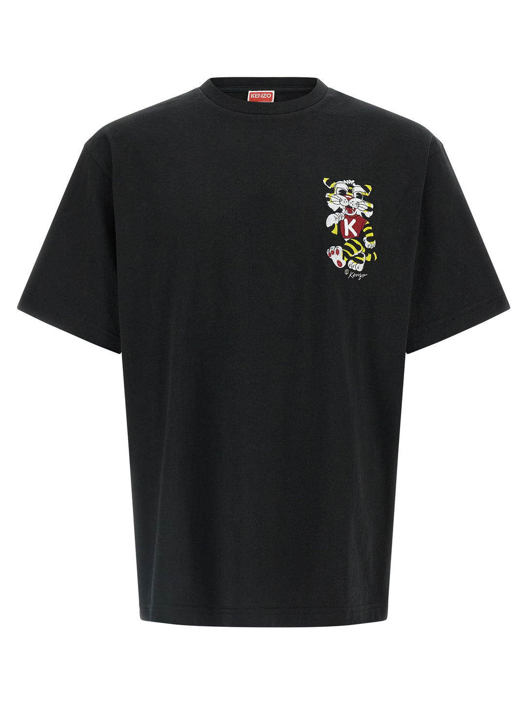 Kenzo Wild Tiger Embroidered T-shirt - Black | 6c18e483d69193b78cf4a3b288041337e6873f23