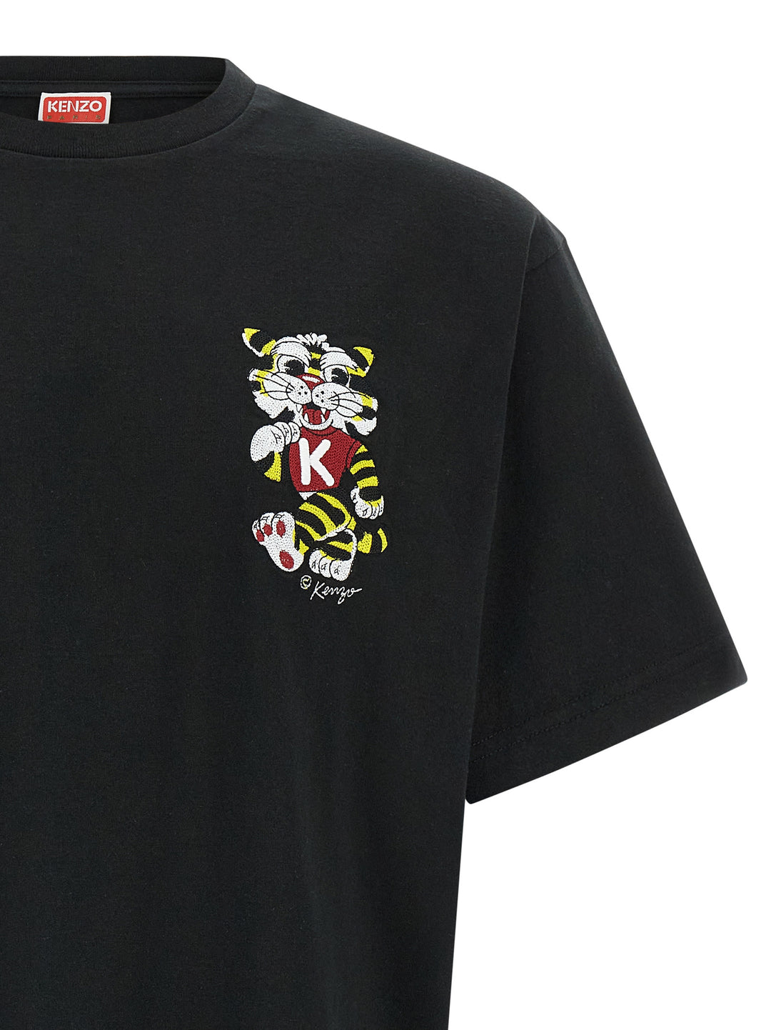 Kenzo Wild Tiger Embroidered T-shirt - Black | 6a808568a78b2e26c7edfbfe8bd51f52572cdc83
