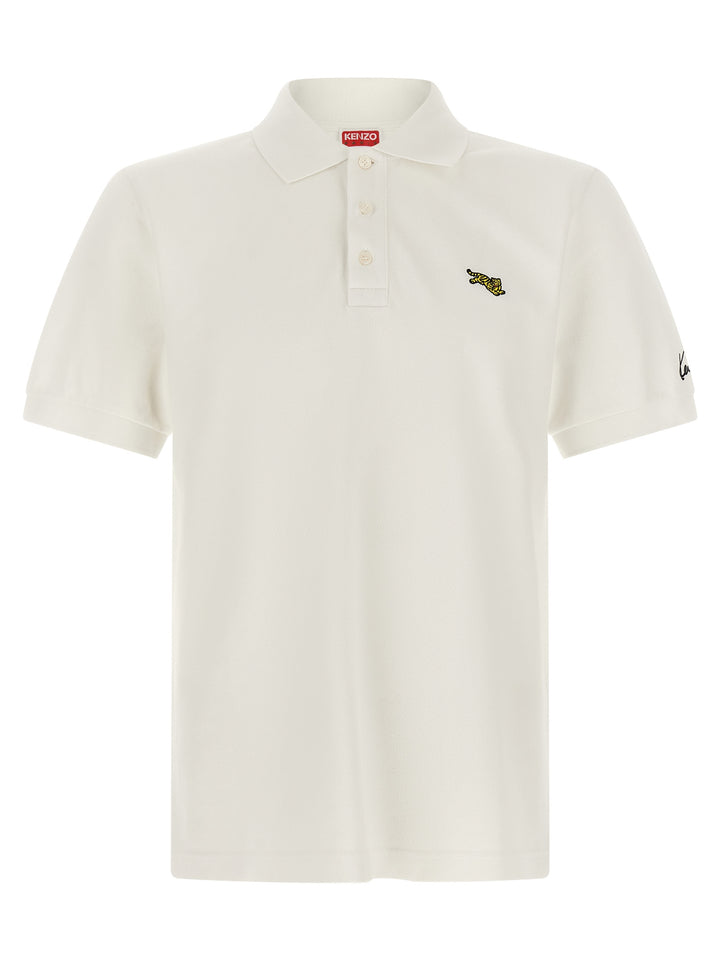 Kenzo Kenzo Happy Tiger Polo - White | d774409728922cdfe09f95f0aecf1a7e3469ba7e