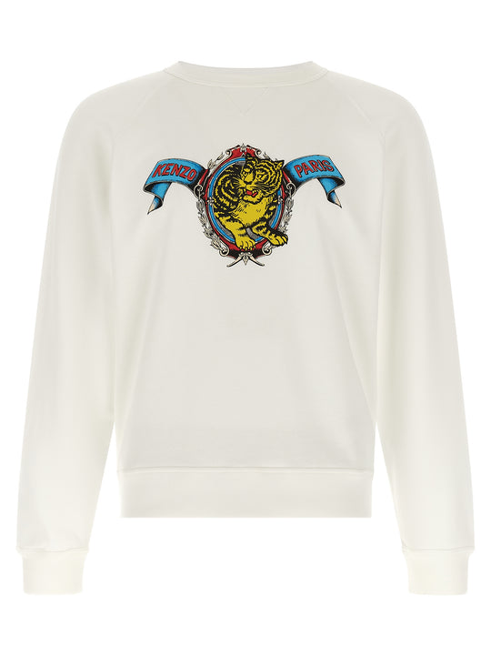 Kenzo Jumping Tiger Sweatshirt White