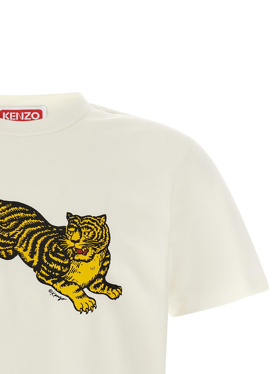 Kenzo Kenzo Jumping Tiger T-shirt - White | fd86d2d79cf5c19d31790146fc9e115d88c680d3