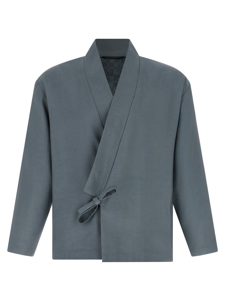 Kenzo Kimono Blazer - Gray | f2c468f7da01b4e7930f1b31e0af8475013bb8b5
