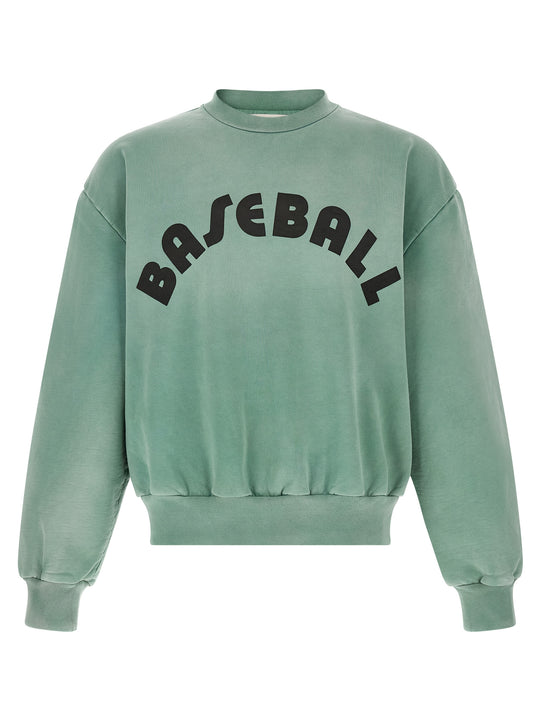 Baseball Classic Half Raglan Sweatshirt Green