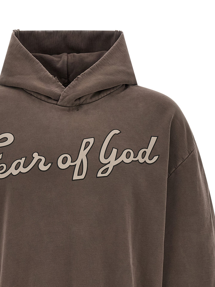Fear Of God 26 Classic Half Raglan Sweatshirt - Brown | 9dec32bacb10b4cc369bd35f40284324535aaff2