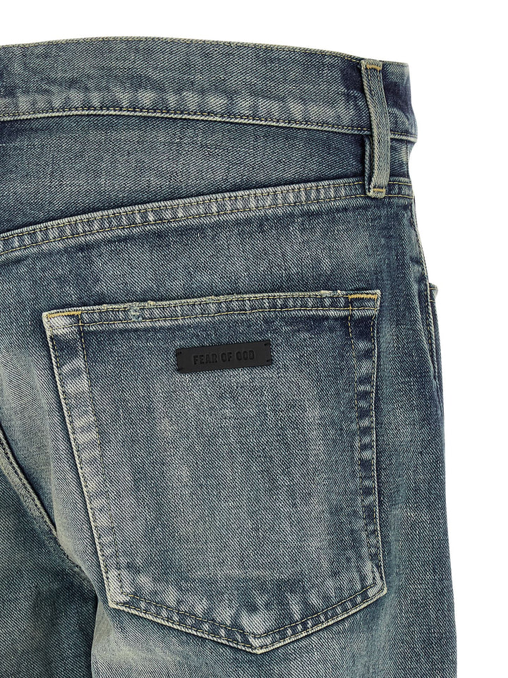 Fear Of God Stone Washed Jeans - Light Blue | b4bc0a3205a876d4dddd8afc1a34eed5fb2290ff