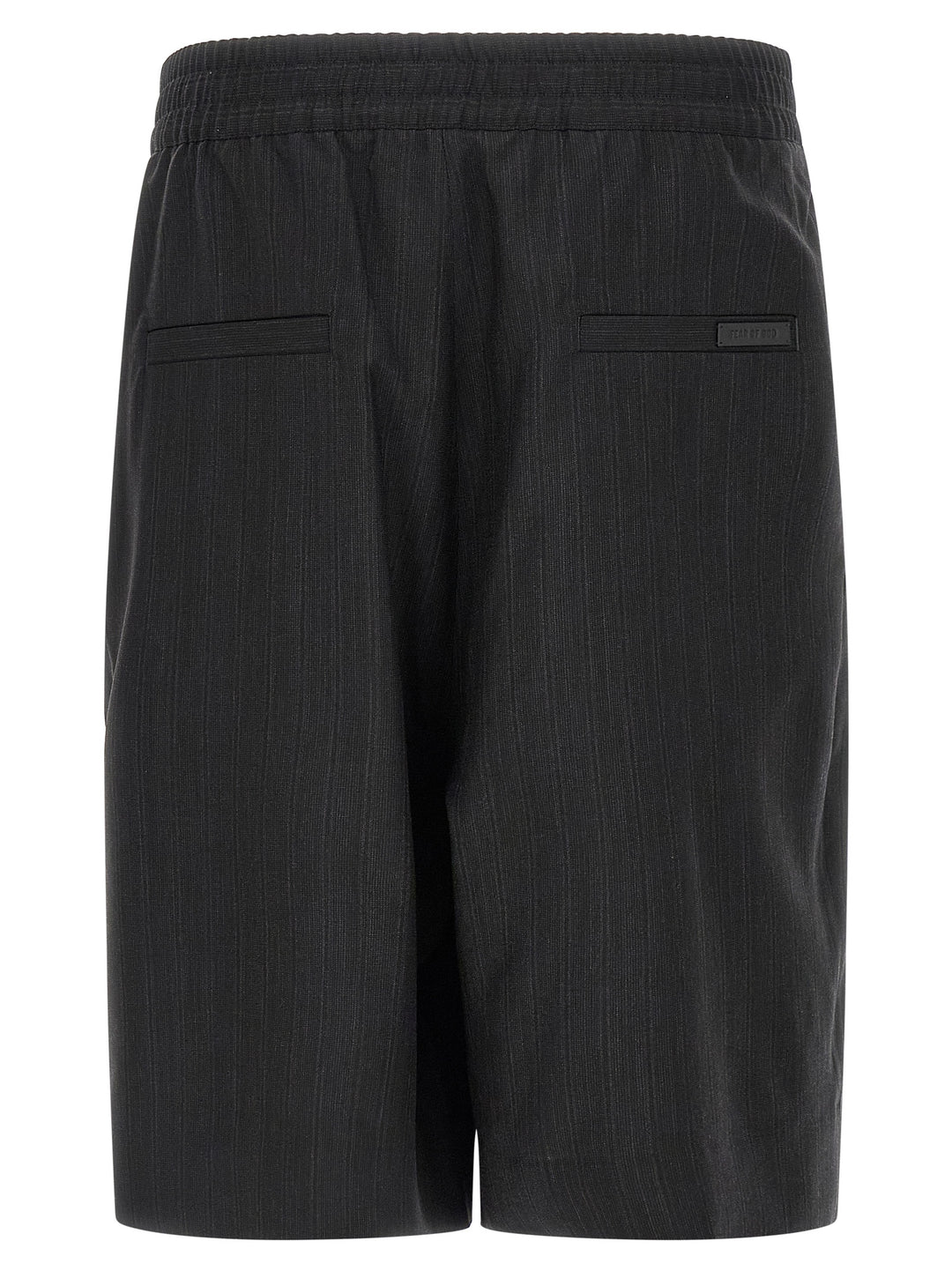 Fear Of God Pinstripe Bermuda Shorts Bermuda and Short - Black | a231416422378cd45109f62df2491403e8b47c8d