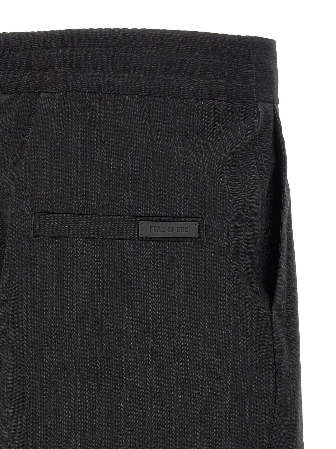 Fear Of God Pinstripe Bermuda Shorts Bermuda and Short - Black | 7723f9d685de4ceb9d2cdaf59246de5b3771a04a