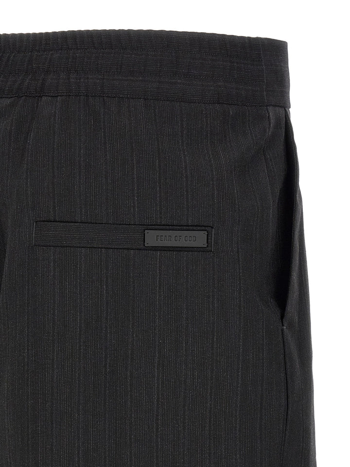 Fear Of God Pinstripe Bermuda Shorts Bermuda and Short - Black | 7723f9d685de4ceb9d2cdaf59246de5b3771a04a