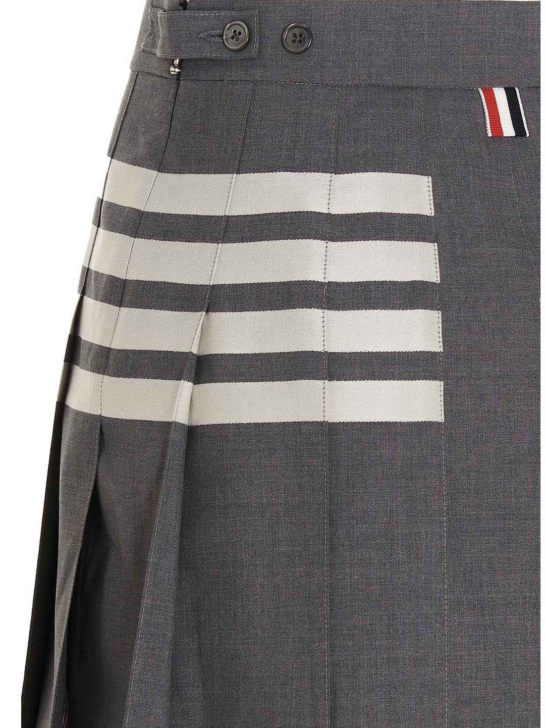 Thom Browne 4 Bar Skirts - Gray | fb8c3f3ba6a35471c031822b00bbc2ace067ebec