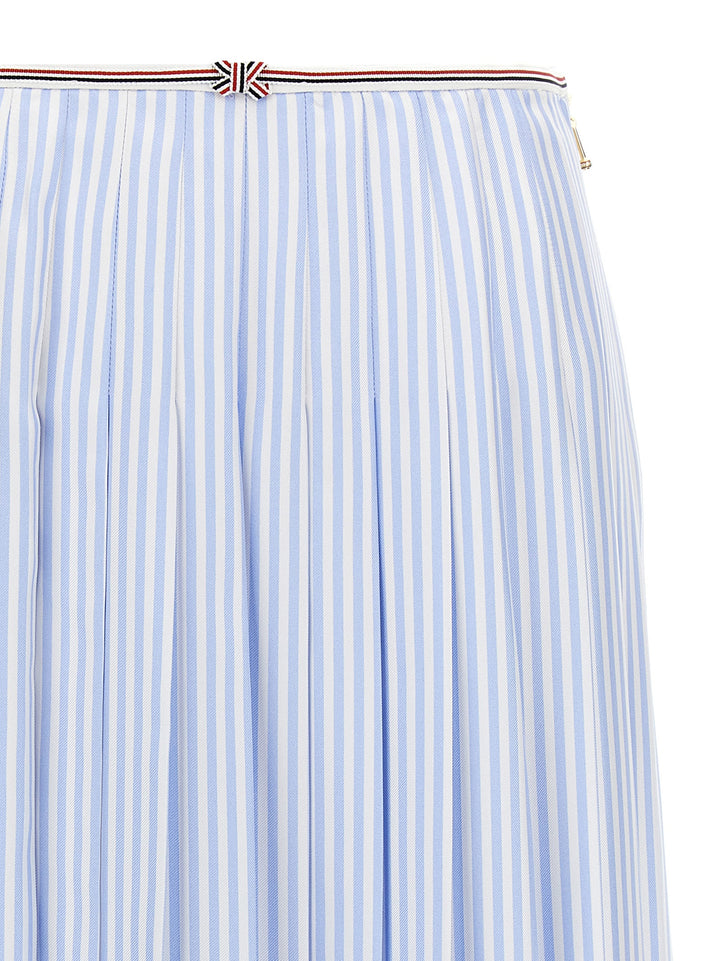 Thom Browne Silk Skirt Skirts - Light Blue | cabf02e691f765dae3b67a0da40b508de843d308