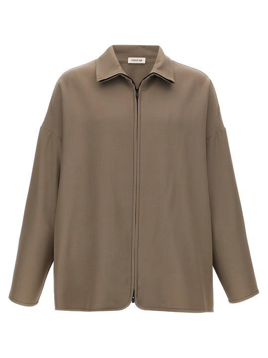 Wool Jacket Puffer Jackets Beige