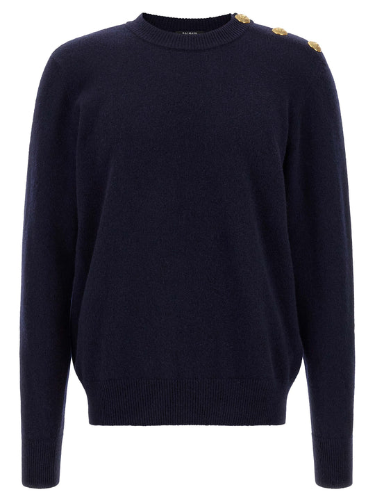Leone Catena Sweaters And Cardigans Blue