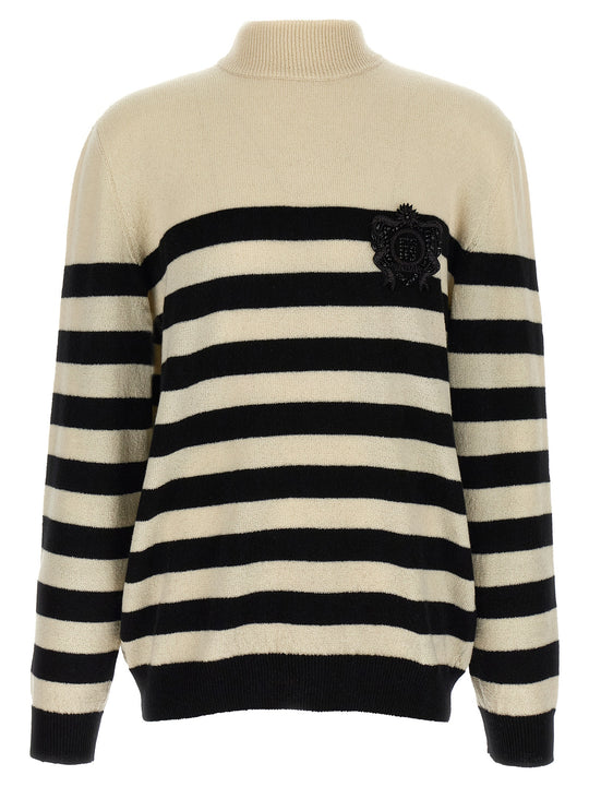 MarinièRe Sweaters And Cardigans White/Black