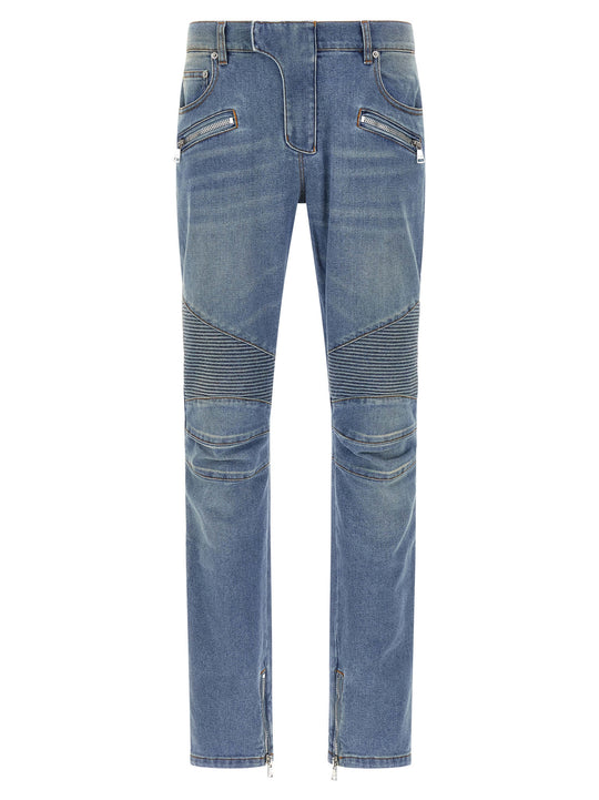 Biker Jeans Blue