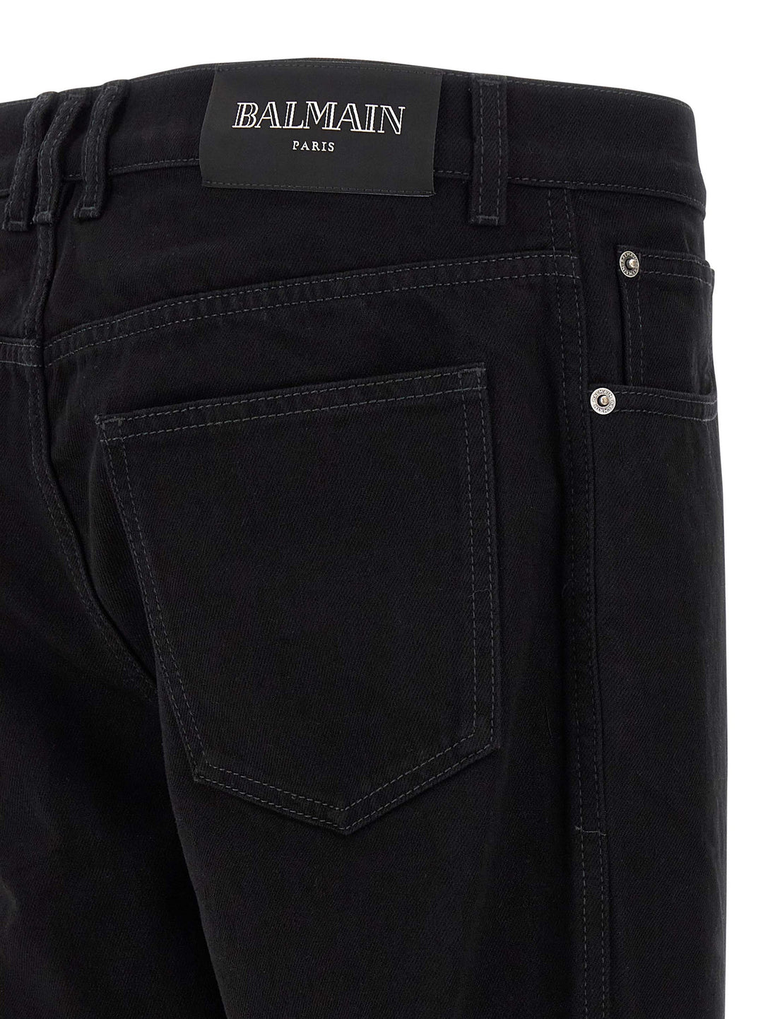 Balmain Regular Jeans - Black | 6b8372fc44531ee84f4990a8ead801308d720ade
