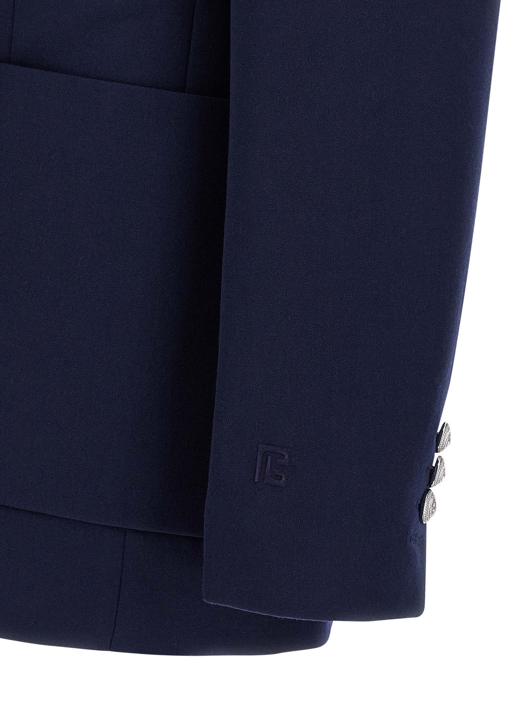 Balmain Grain De Poudre Blazer - Blue | 12f89e018c92406011a7c23bdf7bf3a971160404