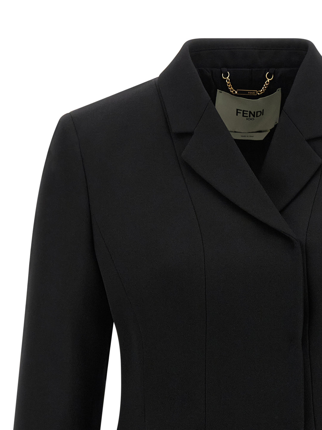 Fendi Grain De Poudre BlazerS - Black | dcb18731bd8b344fc7cfc259033545a7d23f305b