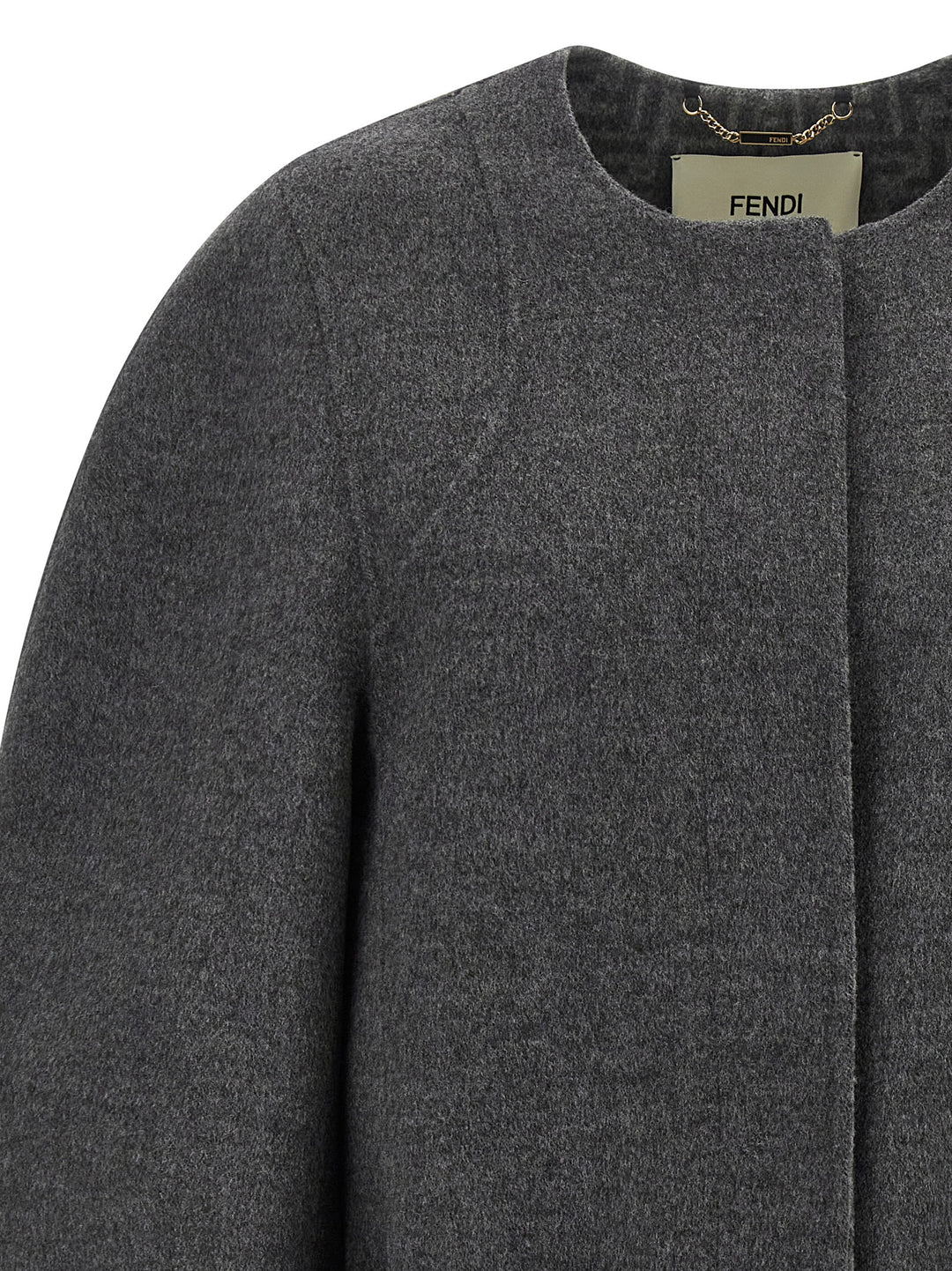 Fendi Blouson Cocoon Puffer Jackets - Gray | ac4f7be0f482106050615b78f6efdd6ffa7d1d77