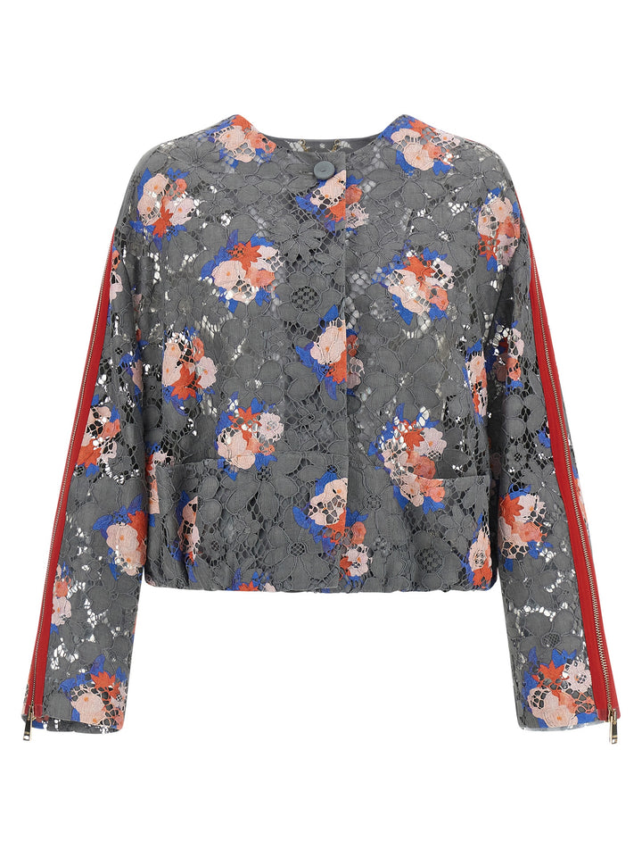 Fendi Fendi Bouquet BlazerS - Gray | 3d3233cb504ba2593669ecbaff3be0a67e7792b6