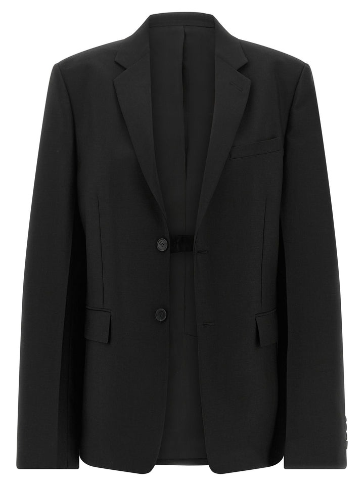 Fendi 2 Buttons Blazer BlazerS - Black | 5ca41847953d81d9d1bd27fe658c87f46a560275