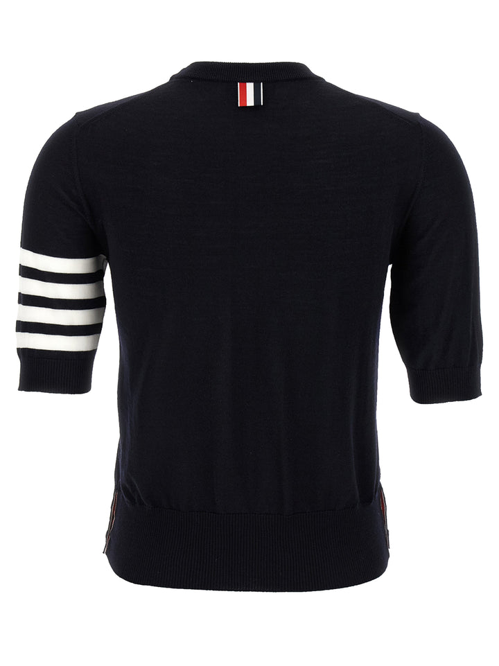Thom Browne 4-Bar T-shirt - Blue | 3048497f8008f1bd495b9ad13d65ad3ae2ae0daf