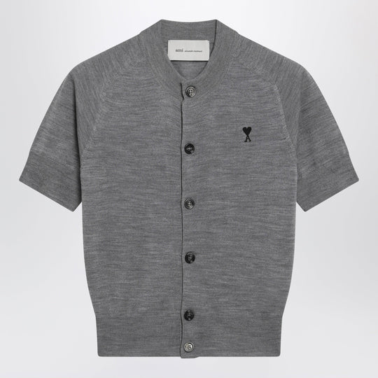 Grey Ami De Coeur Wool Cardigan