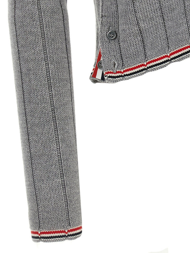 Thom Browne Rwb Sweaters and Cardigans - Gray | 5fa4e4ba7b571f0b037fe7456c4ebc35c8a50b4a