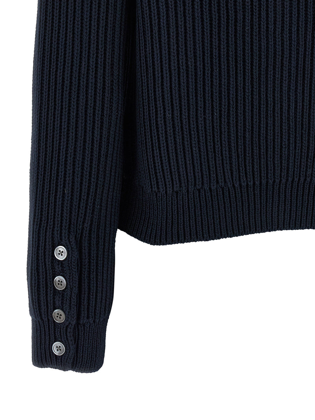 Thom Browne Cropped Cardigan Sweaters and Cardigans - Blue | 83ae35aadba5f2ddc7c45298141197864cb4effb